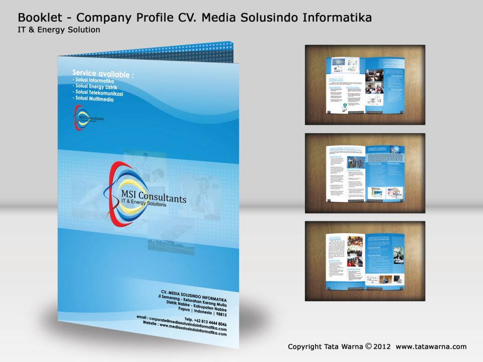 Contoh Company Profile CV Media Solusindo Informatika- Tata warna - by ...